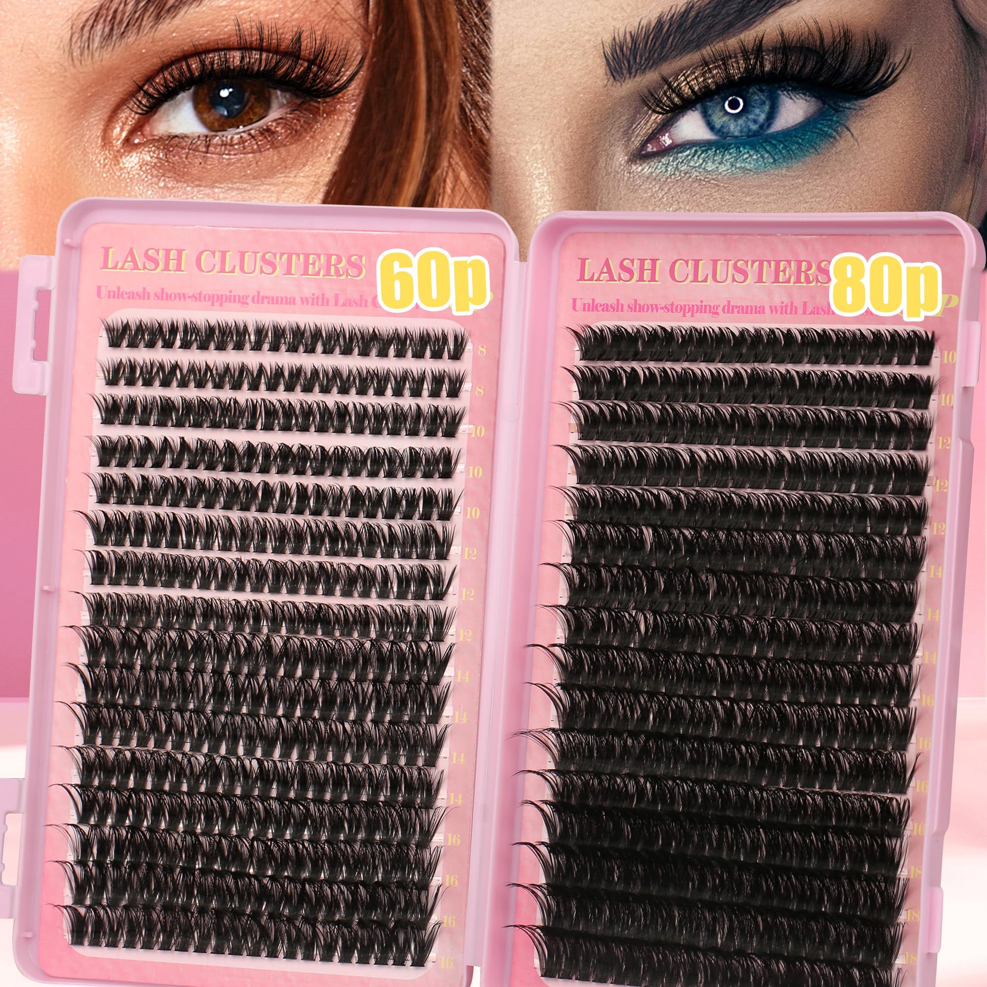 Gmagictobo bond and seal for secure, long-lasting lash cluster adhesion.