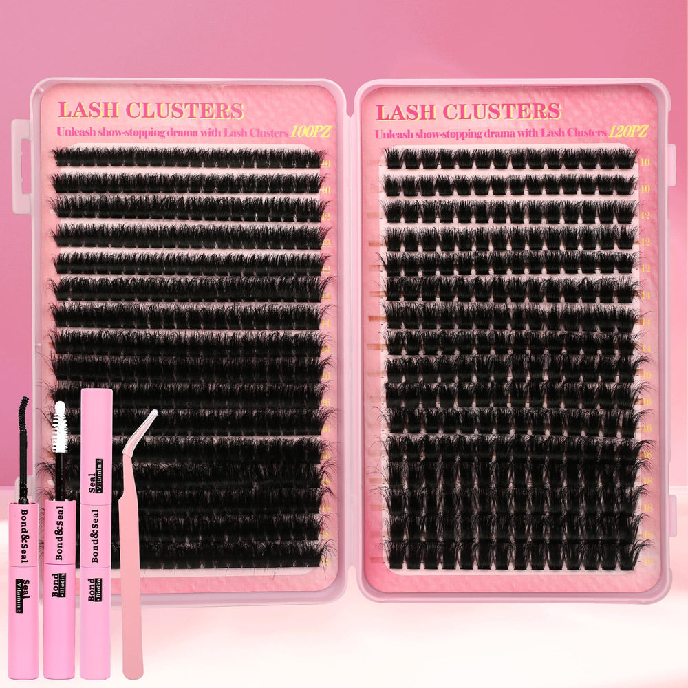 Gmagictobo cluster lash kit displayed for at-home DIY extensions