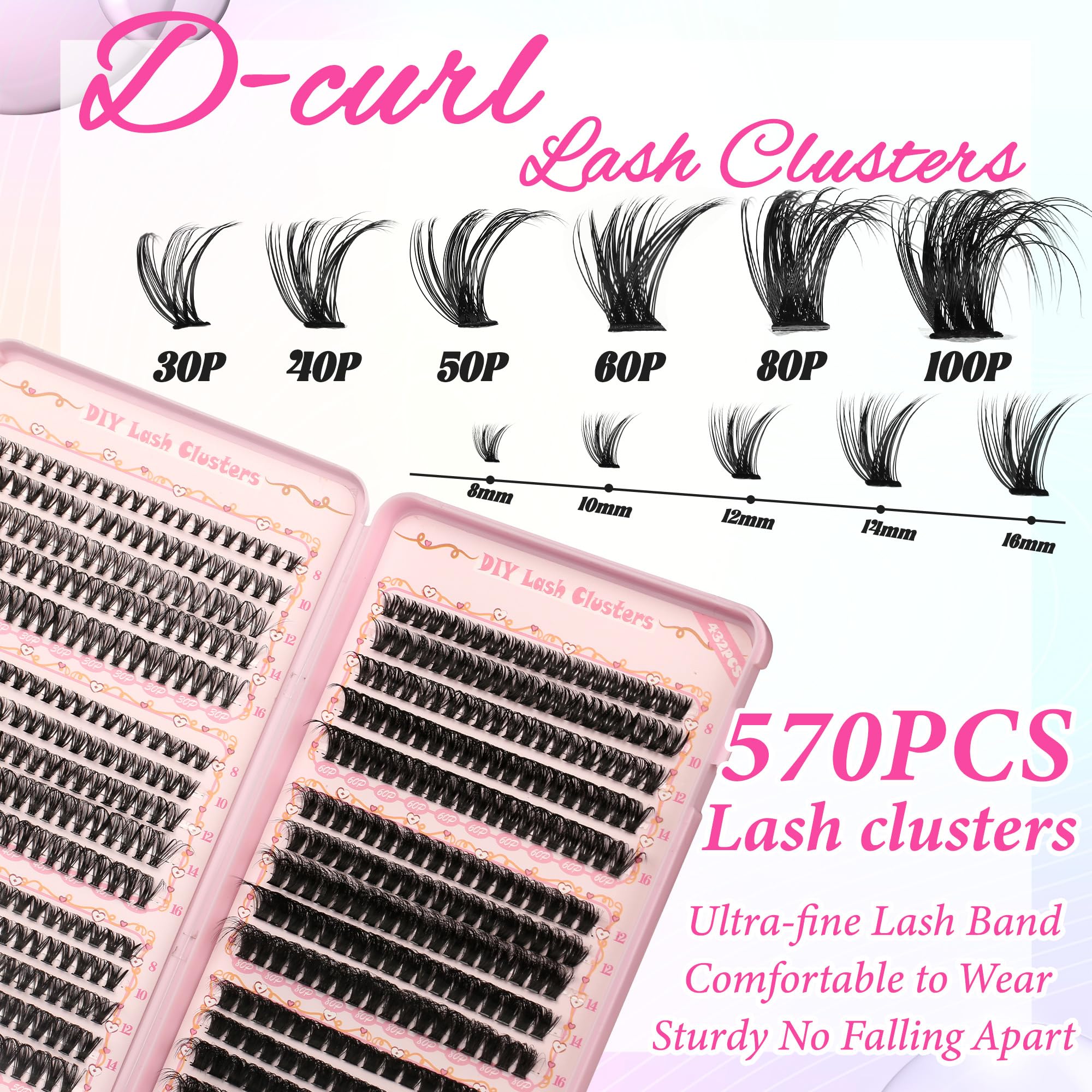 Gmagictobo DIY steps guide simplifies application for confident lash fans.