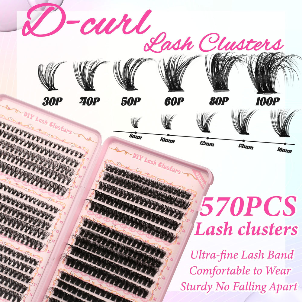 Gmagictobo DIY steps guide simplifies application for confident lash fans.