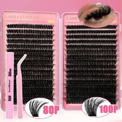 Gmagictobo lash bond-adhesive helps secure clusters for longer-lasting lashes.