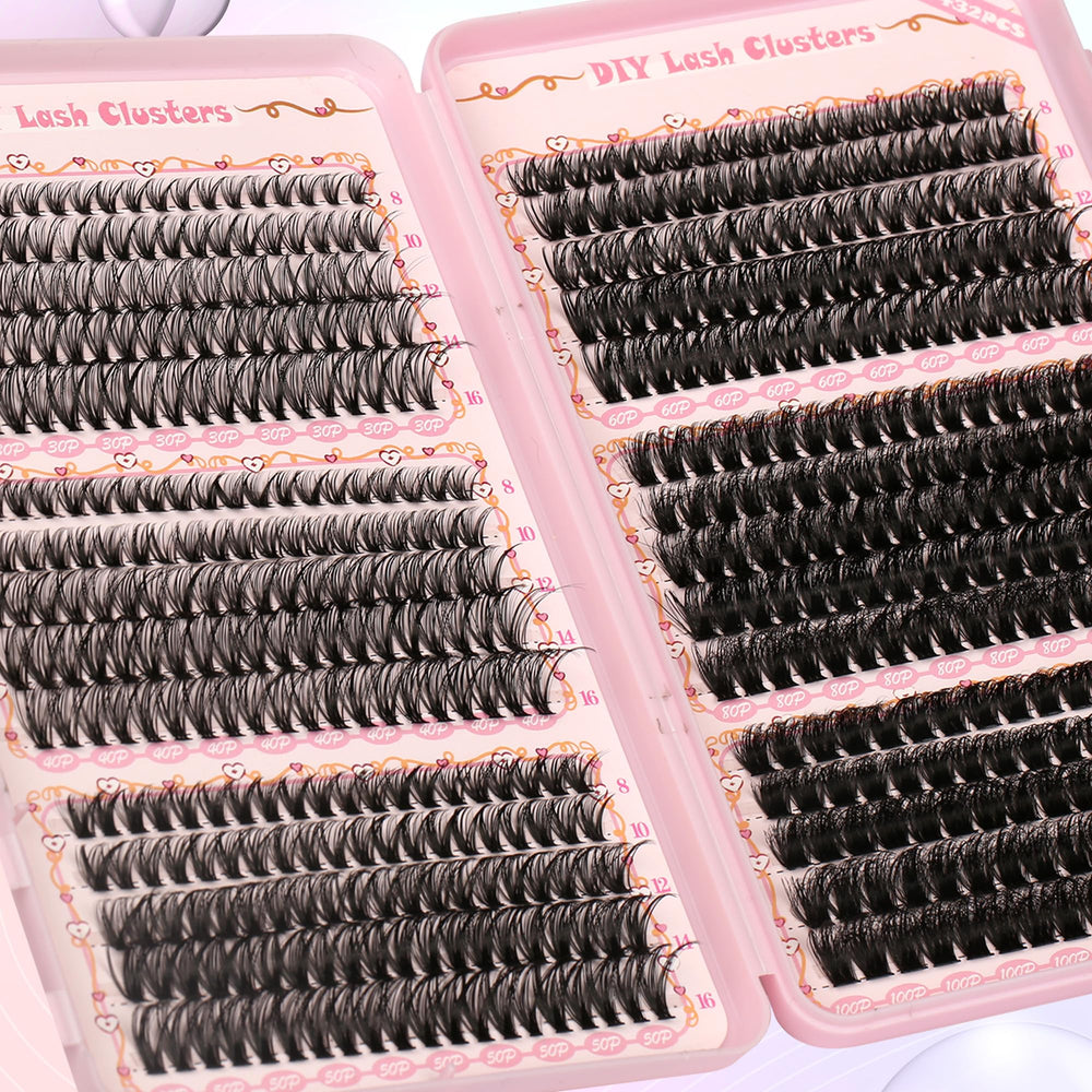 Gmagictobo lash cluster tweezers enable precise placement and tidy results.