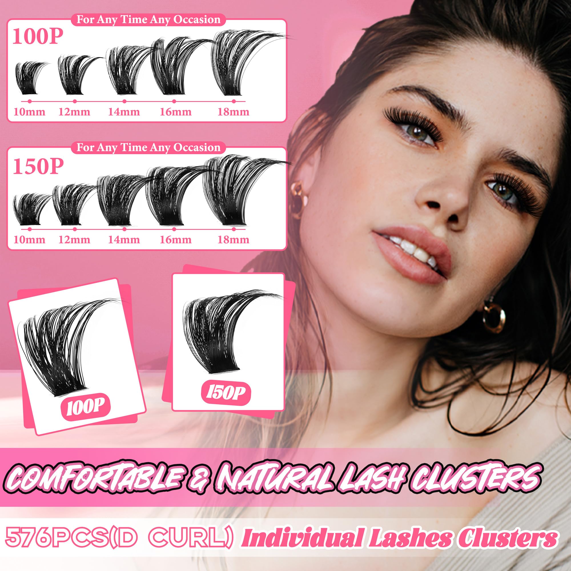 Gmagictobo lash cluster tweezers for precise placement.