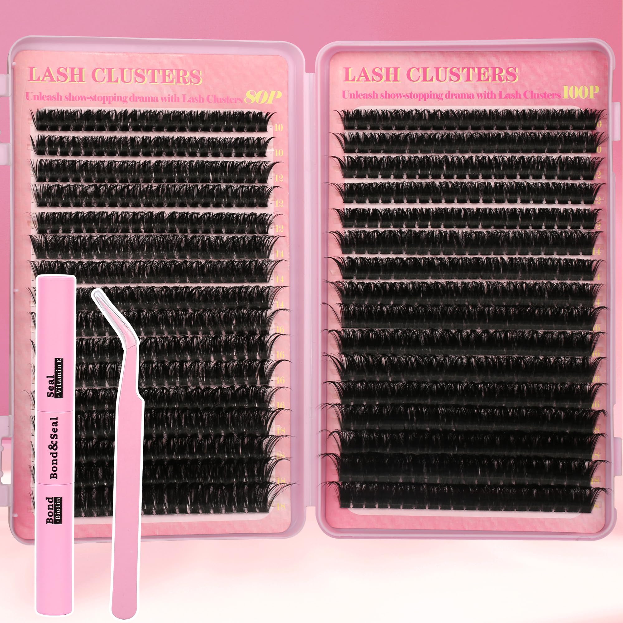 Gmagictobo lash extension kit 640pcs for salon-like at-home lashes