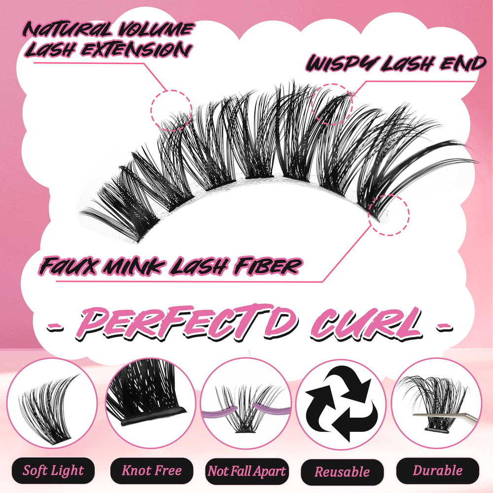 Gmagictobo lash tweezers for precise cluster placement