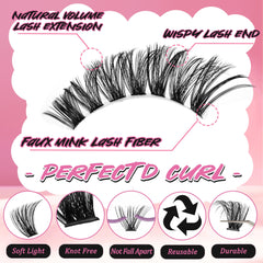 Gmagictobo lash tweezers for precise cluster placement