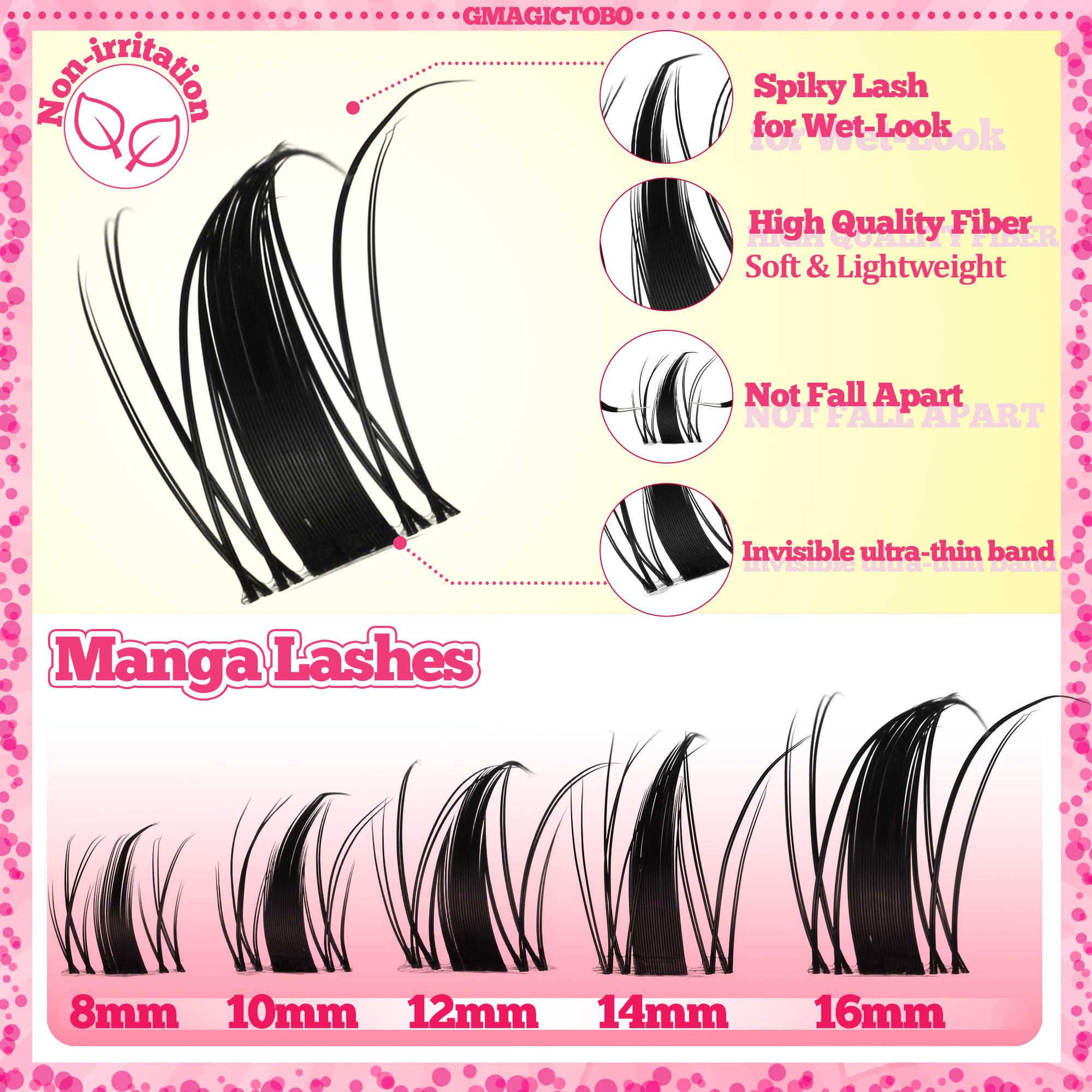 Gmagictobo manga lash application steps guide for easy home use