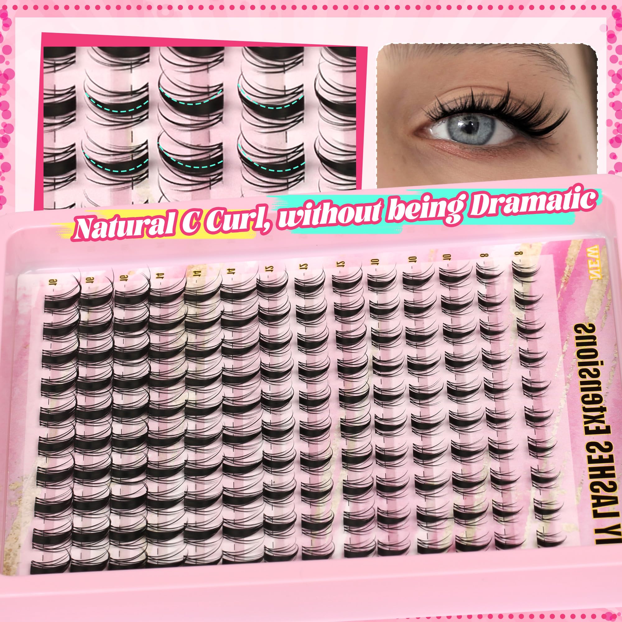 Gmagictobo soft fiber lashes feel lightweight and comfortable