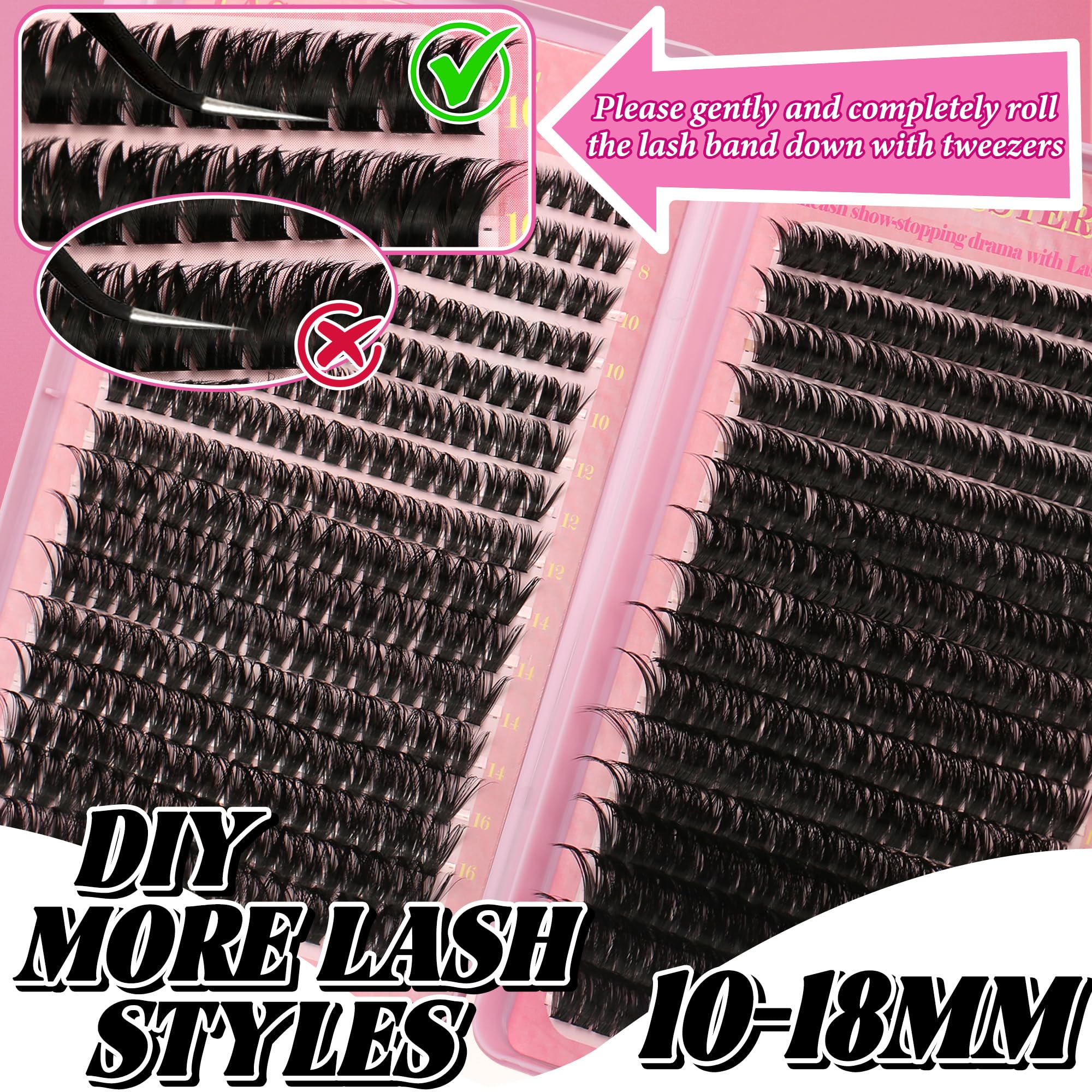Gmagictobo upgrade synthetic fiber lashes feel soft and durable.