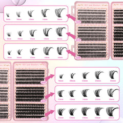 Gmagictobo varying lash cluster lengths and volumes for versatile looks.