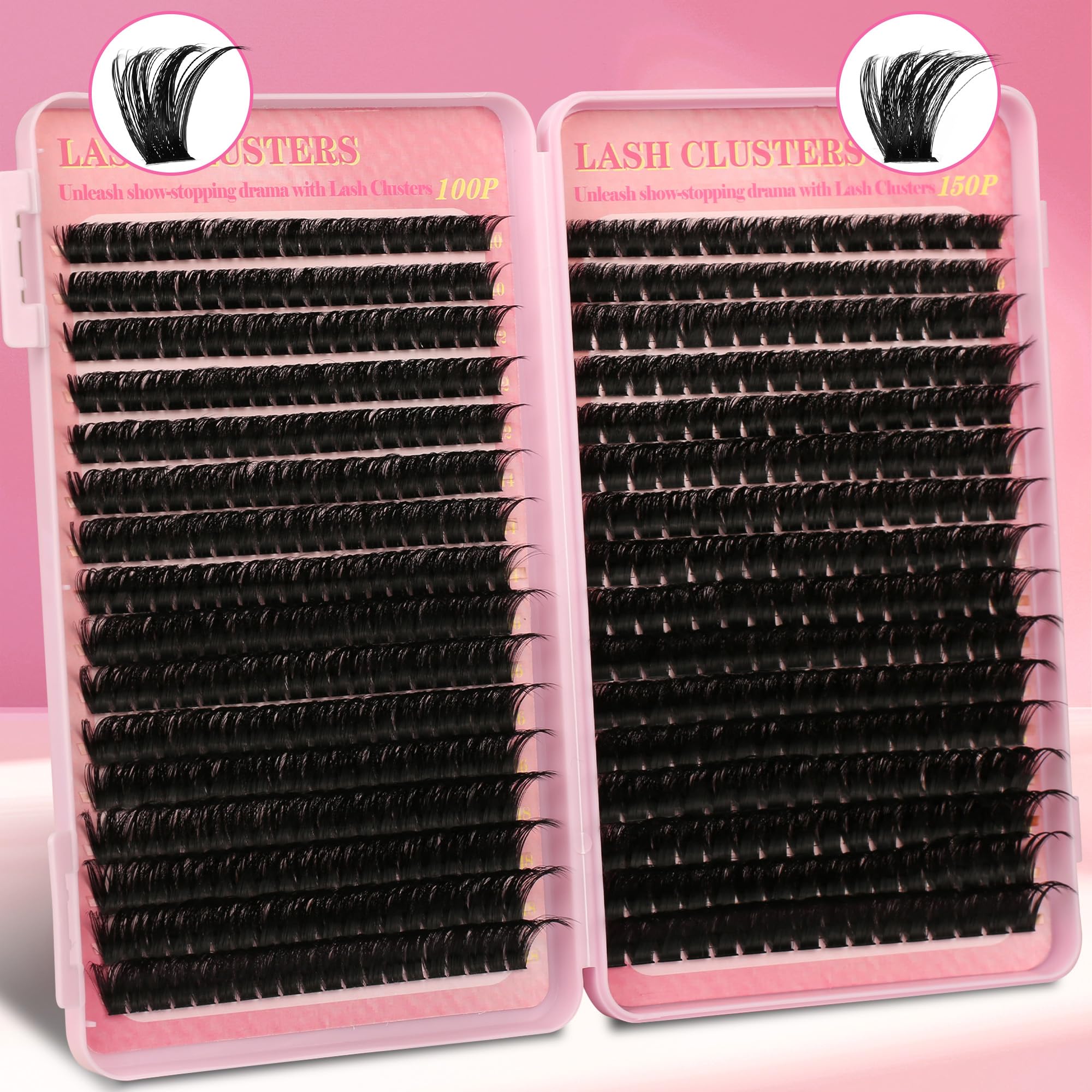 Gmagictobo various lengths 10mm-18mm for versatile eye styles.