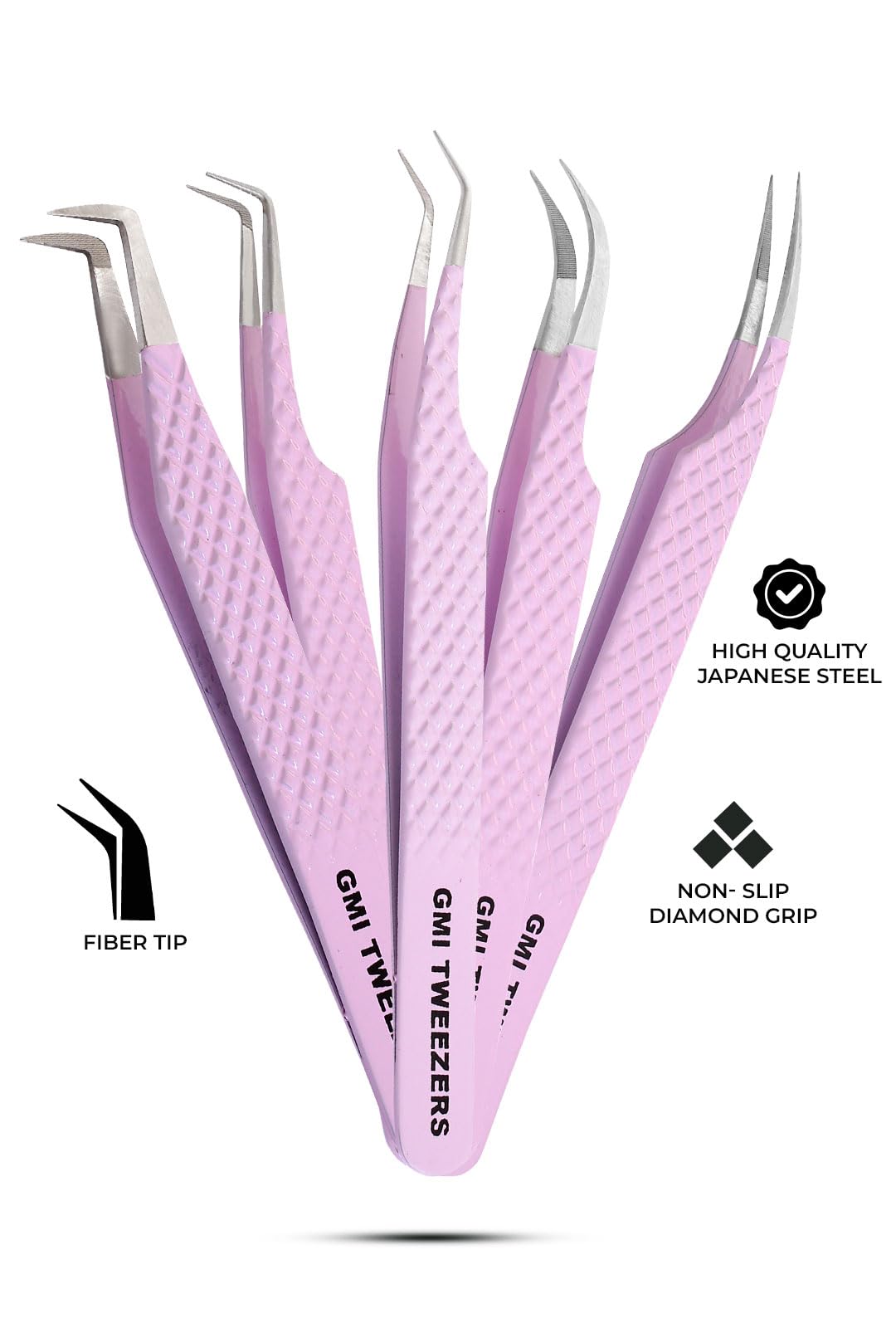 GMI Tweezers low-resistance tips rebound quickly for steady control.