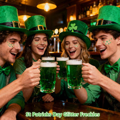 Go Ho green four-leaf clover sticker adds luck to your St. Patrick's Day style.