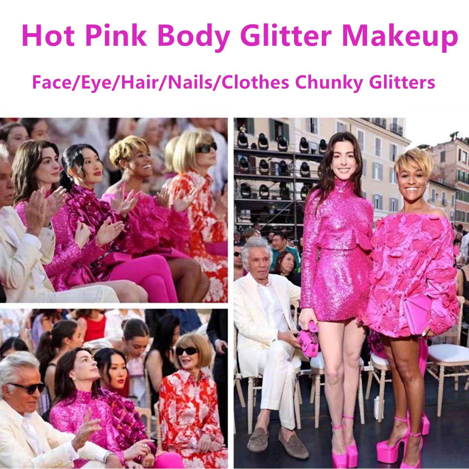 Go Ho Glitter lasts longer when layered for a durable stage-ready shine.