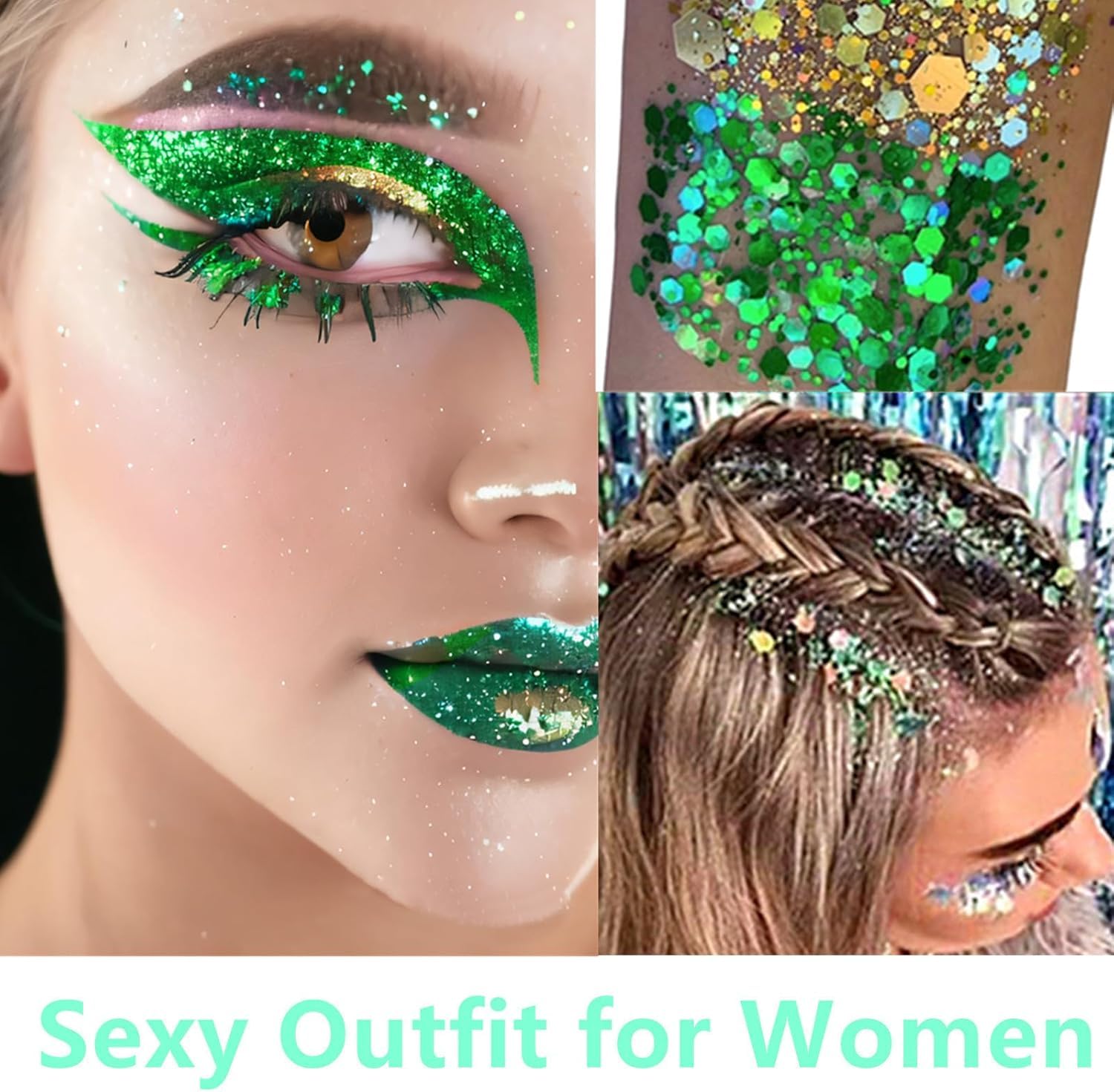 Go Ho fashion look featuring shamrock accents for St Patrick's Day.