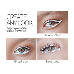 Go Ho twelve-pcs white brighten pencils ideal for daily touch-ups.
