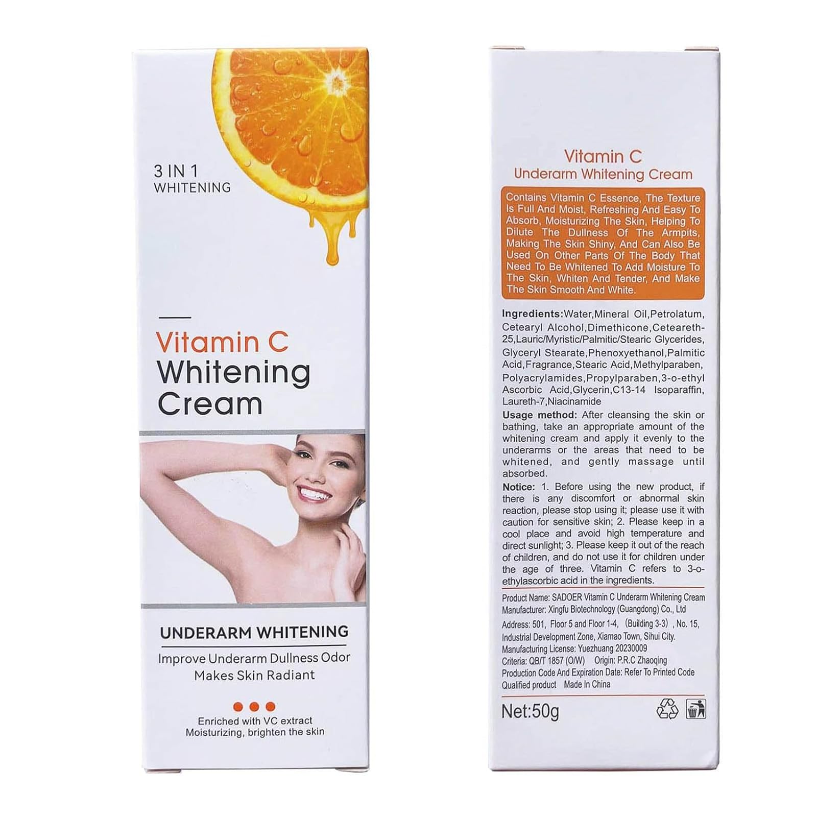 Go Ho armpit odor reduction cream for freshness