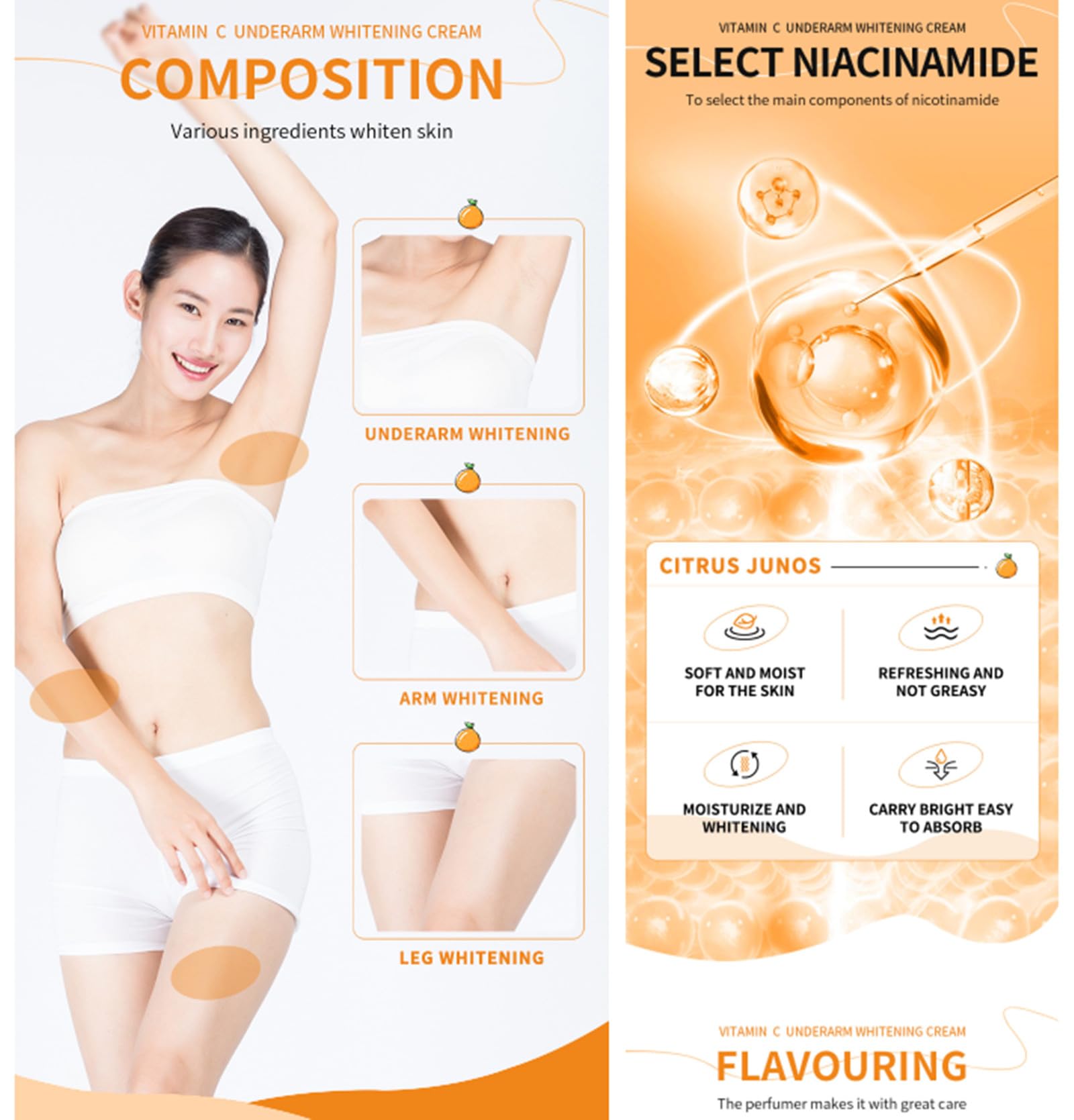 Go Ho inner thigh lightening cream for uniform tone