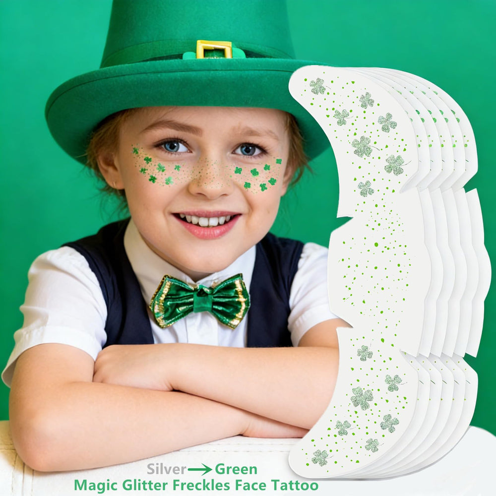 Go Ho waterproof glitter tattoo stays bright through activities and outdoor events.