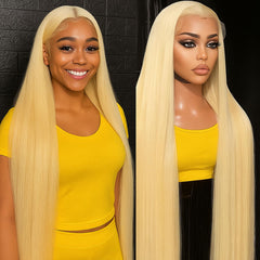 Goalroya 613 lace front wig 13x6 straight 26 inch shows natural density and shine.