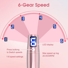 Goanpebl 0.25mm derma roller ergonomic handle in use at home