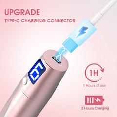 Goanpebl derma roller with ergonomic handle for a comfortable grip