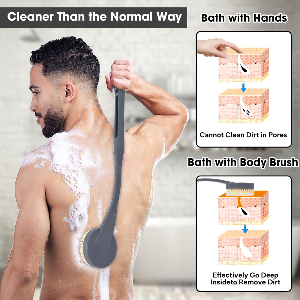 Gobiteli uso ducha espalda permite limpiar sin doblarte en la ducha