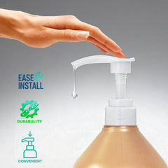 Gocola dual-pack pumps shown together provide convenient backups for busy salons.