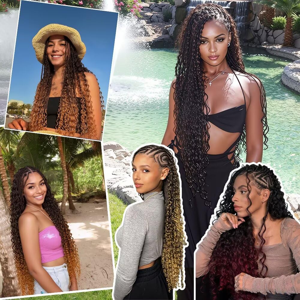 Goday 150g bulk braiding hair for fuller head styles.