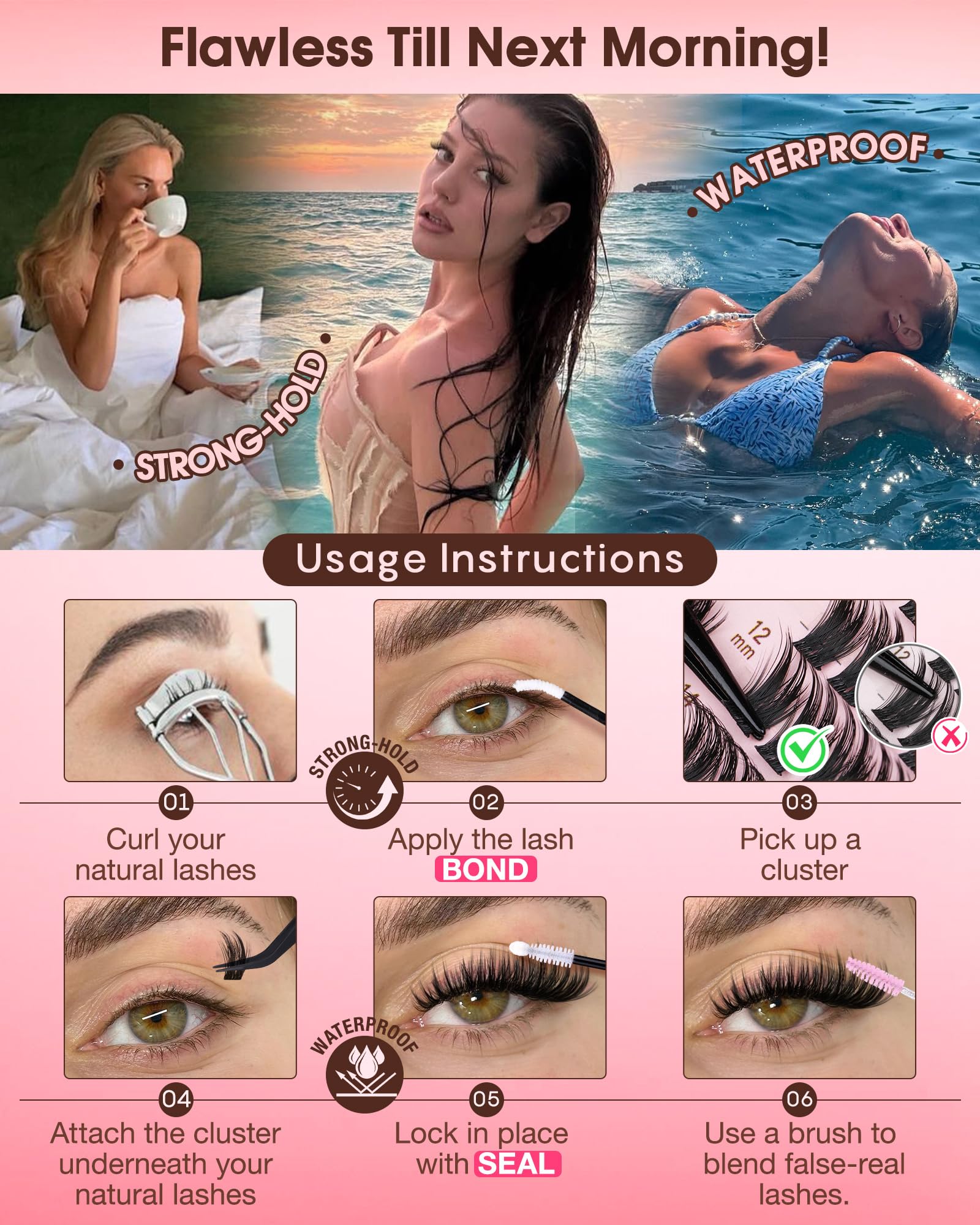 Goddvenus Anime lashes kit for easy at-home styling and impact