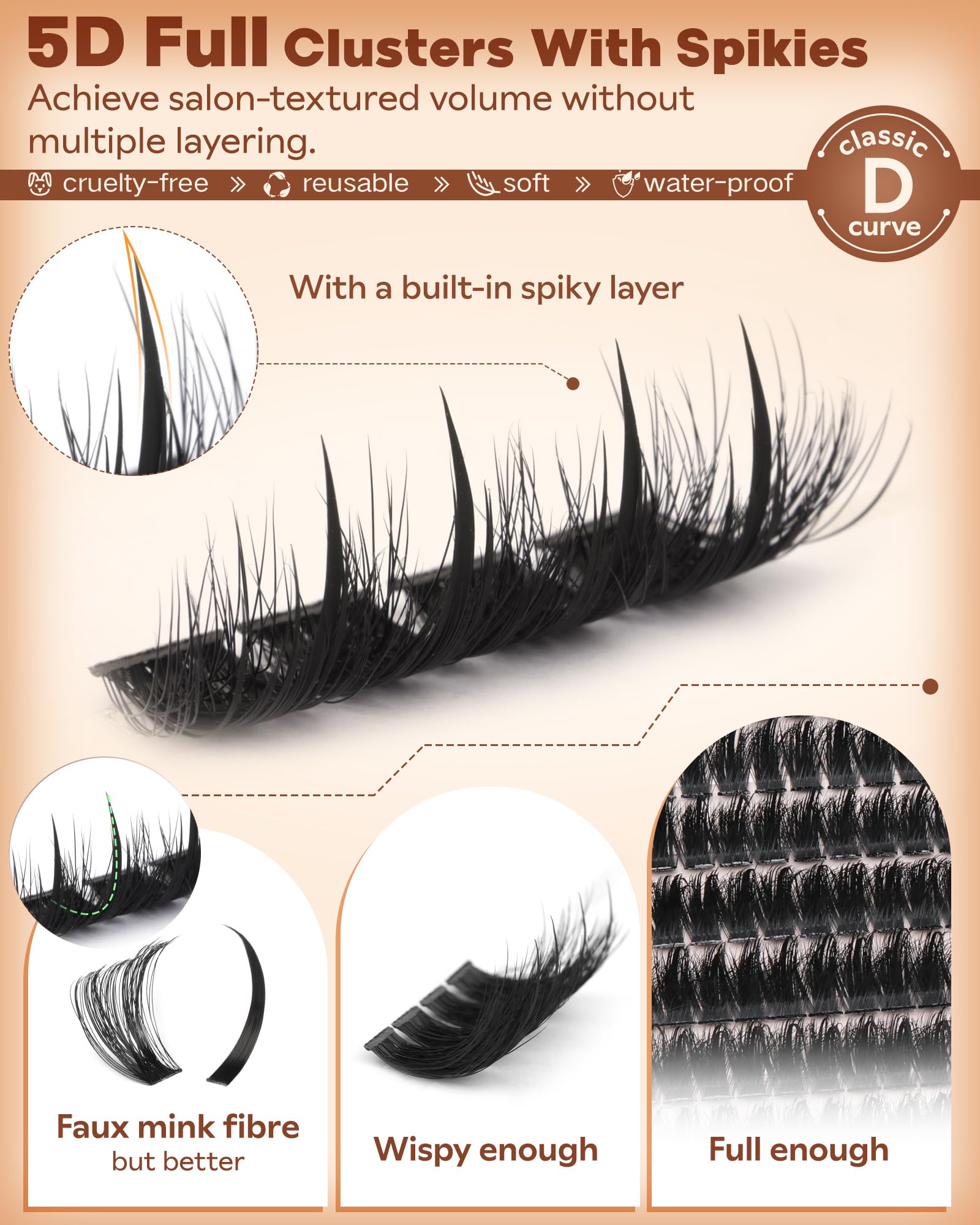 Goddvenus anime-lengths ranging 10mm-18mm for customizable looks