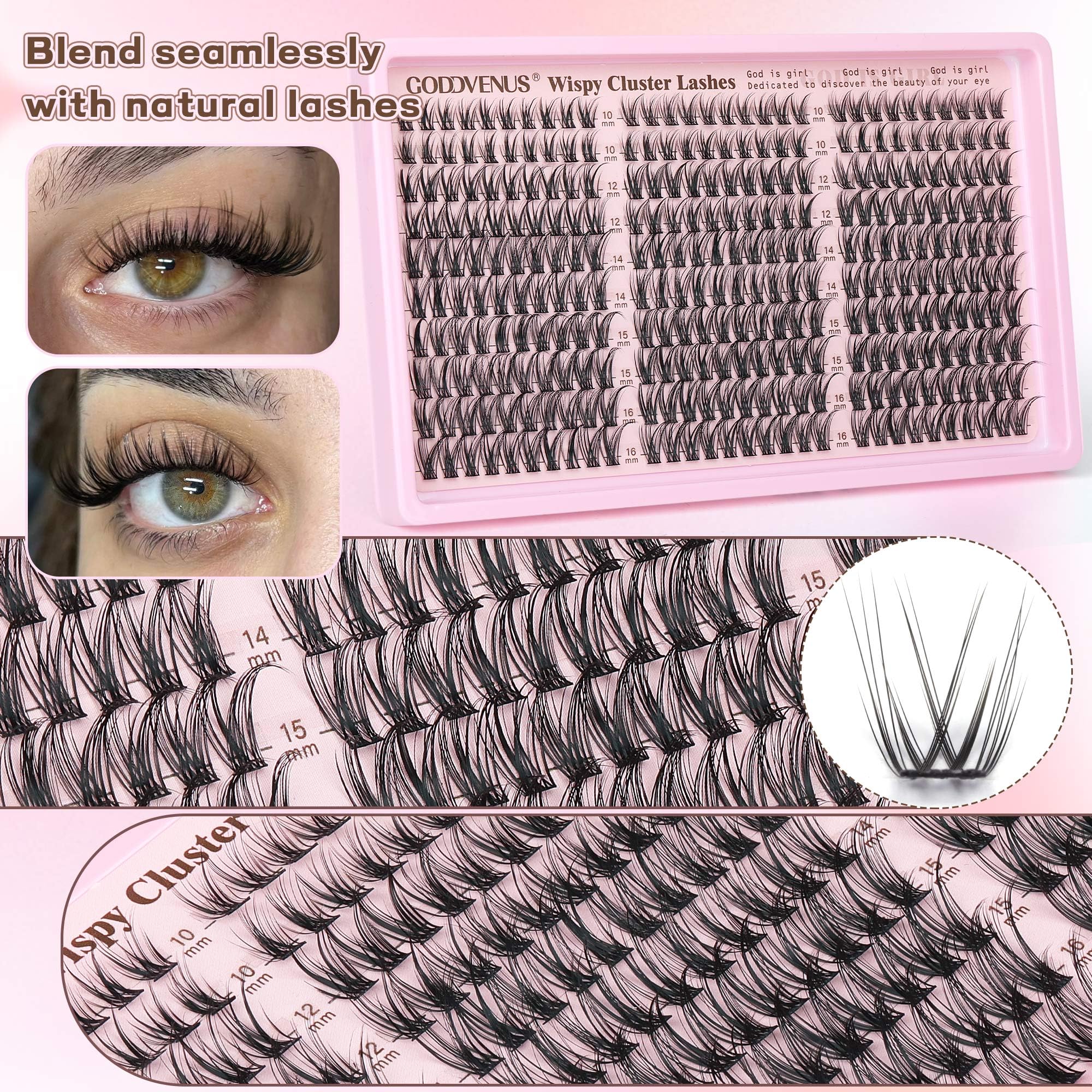 Goddvenus beginner-friendly kit supports simple at-home lash application