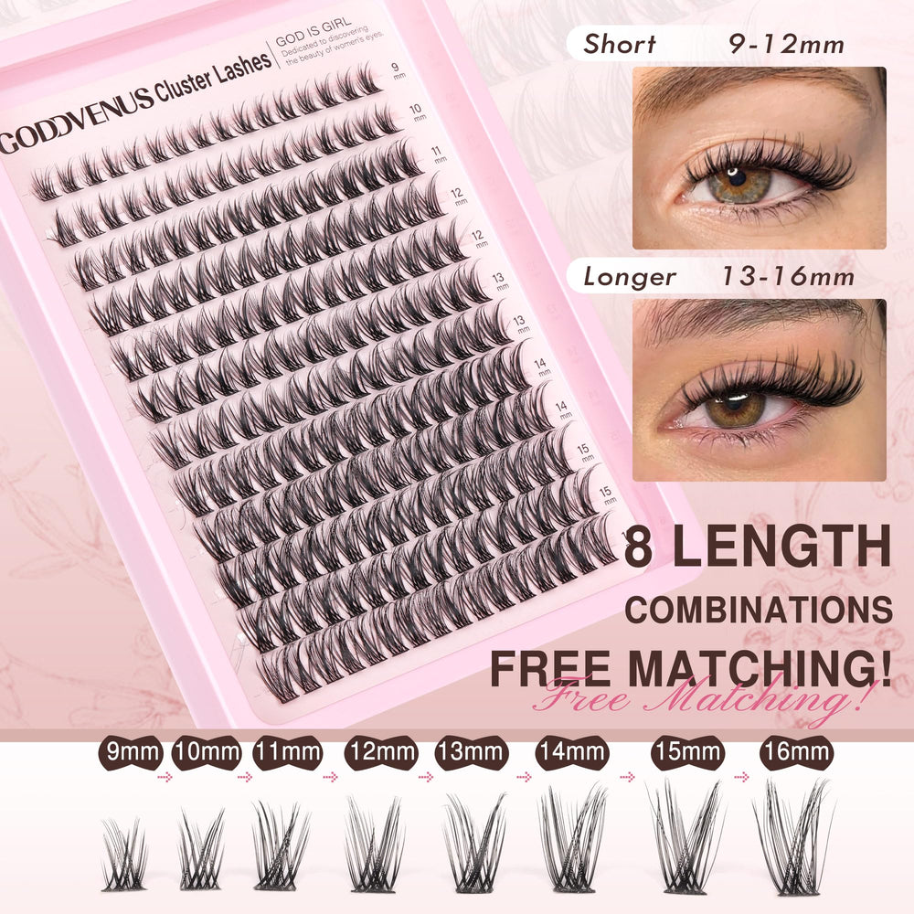 Goddvenus beginner-friendly DIY lash kit for salon-quality results.