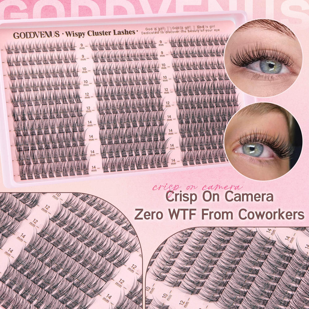 Goddvenus beginners-friendly lash kit image conveys easy, beginner-level lash styling possibilities.
