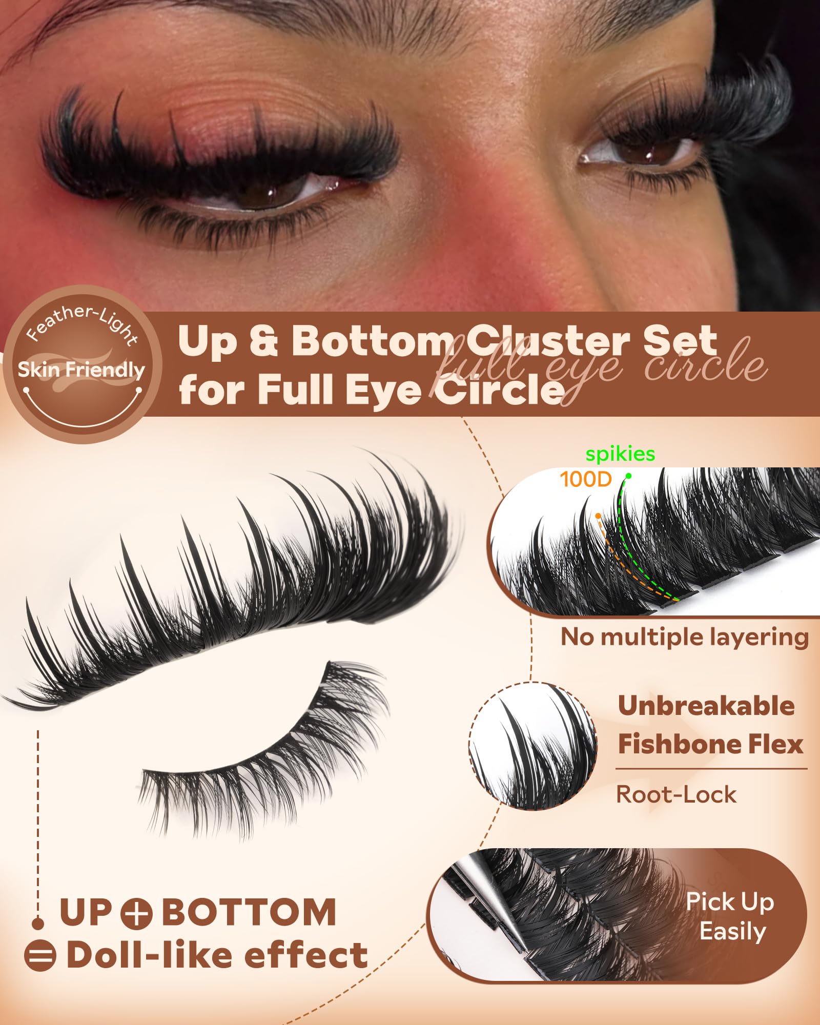 Goddvenus cruelty-free reusable lashes stay comfy and waterproof for all-day wear.