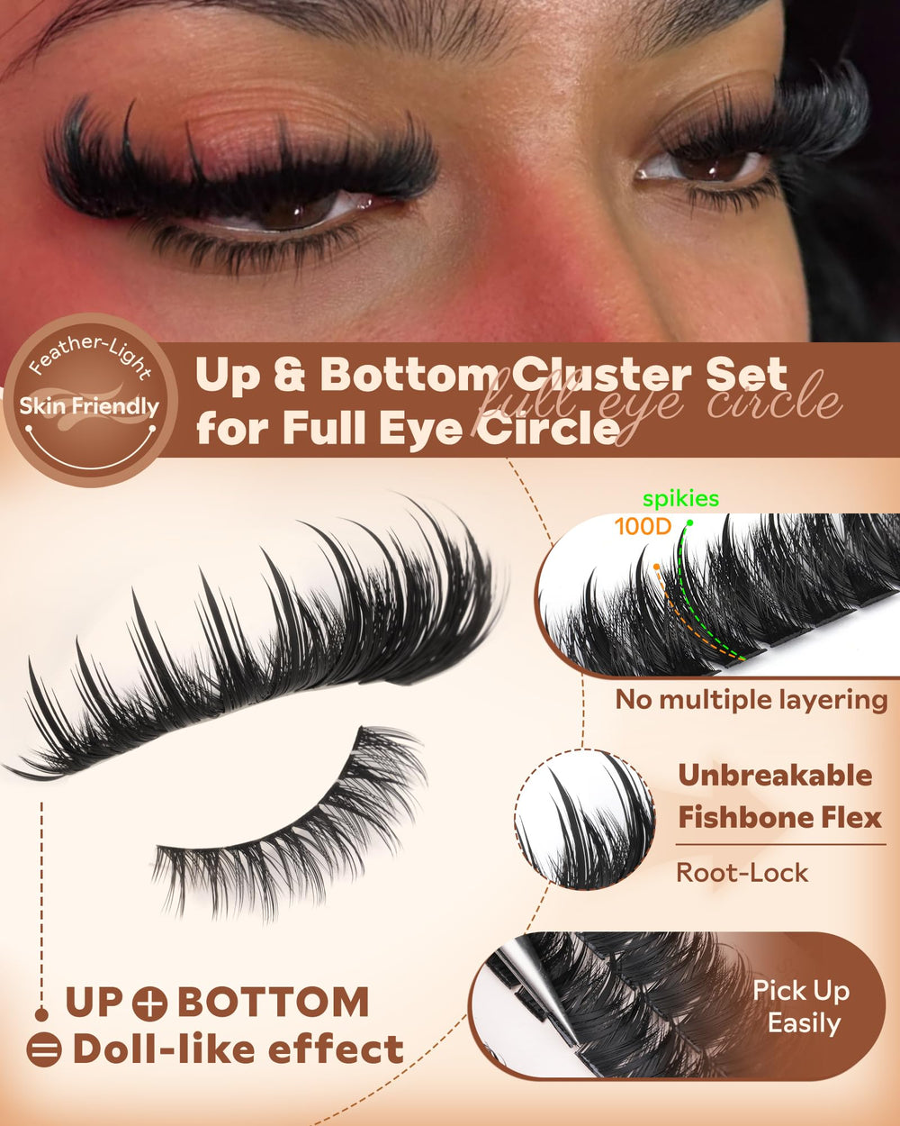 Goddvenus cruelty-free reusable lashes stay comfy and waterproof for all-day wear.
