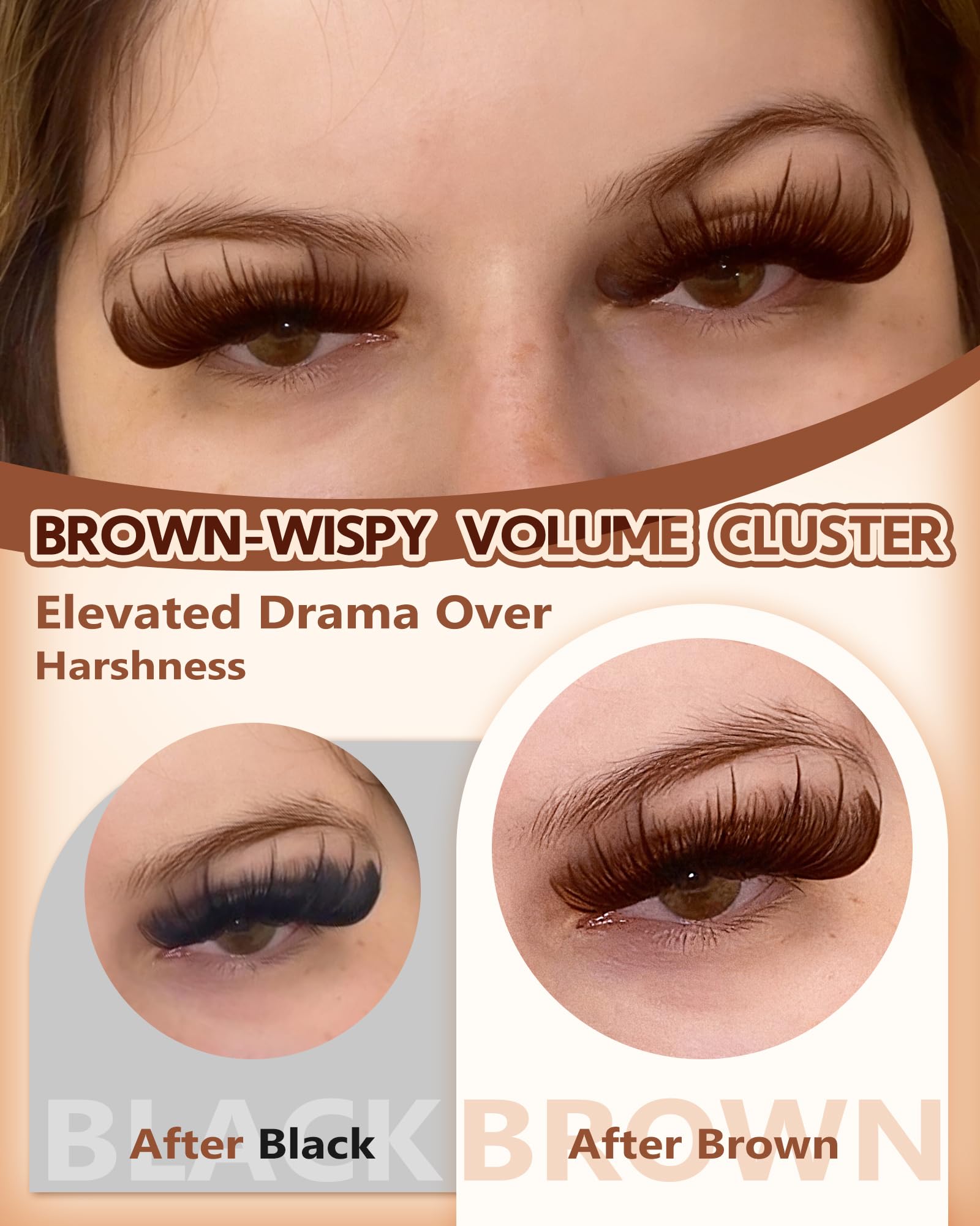 Goddvenus D-curve lash extensions lift outer corners for a wide-eye anime-inspired effect