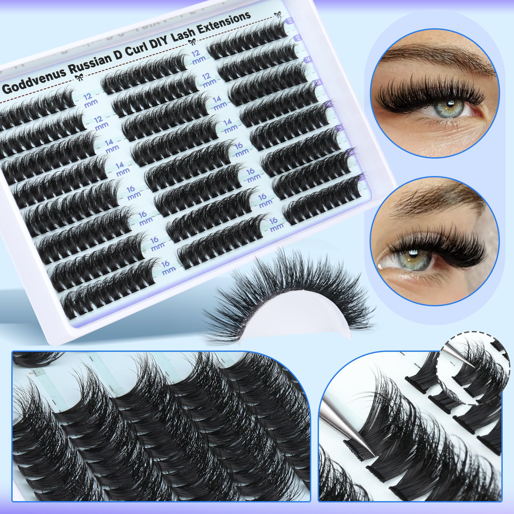 Goddvenus DIY lash kit for beginners and pros