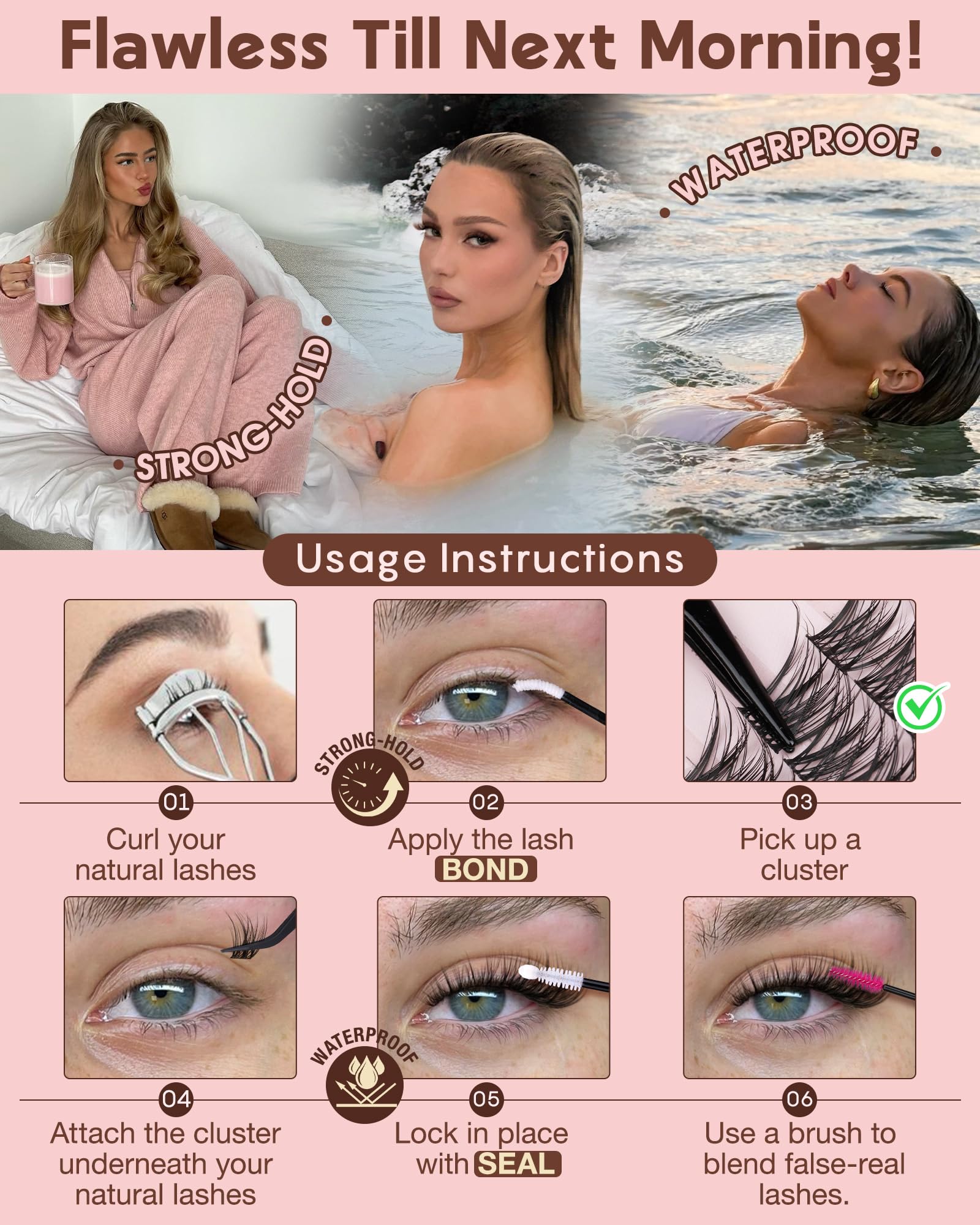 Goddvenus DIY lash kit packaging for home use.