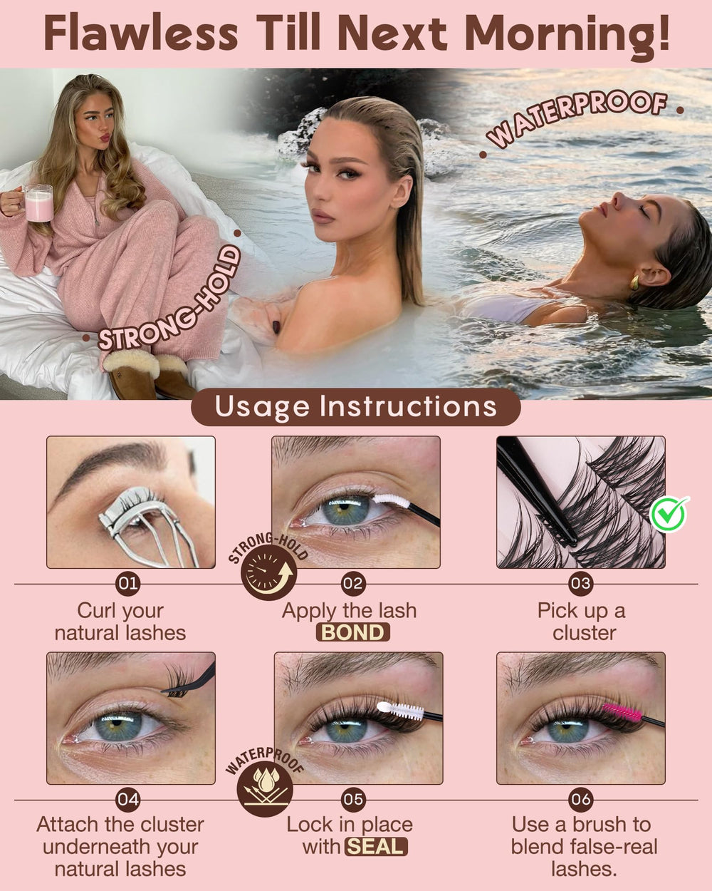 Goddvenus DIY lash kit packaging for home use.