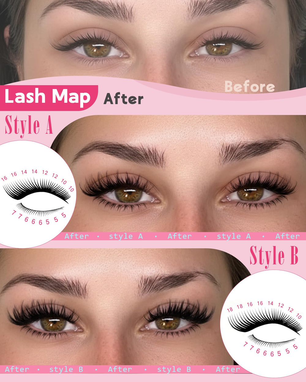 Goddvenus Feathery fluffy lash texture blending with natural lashes.