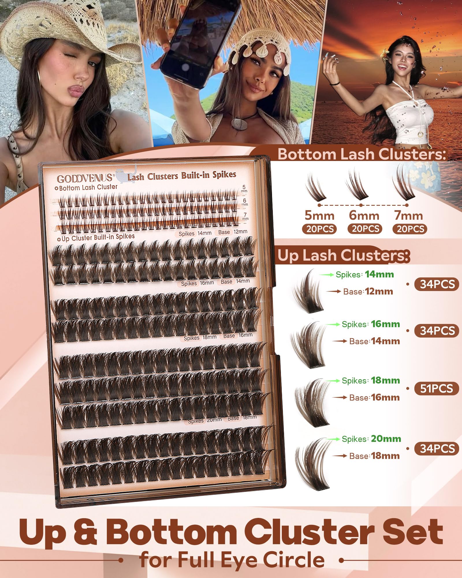 Goddvenus fishbone flex design eases application and durability.