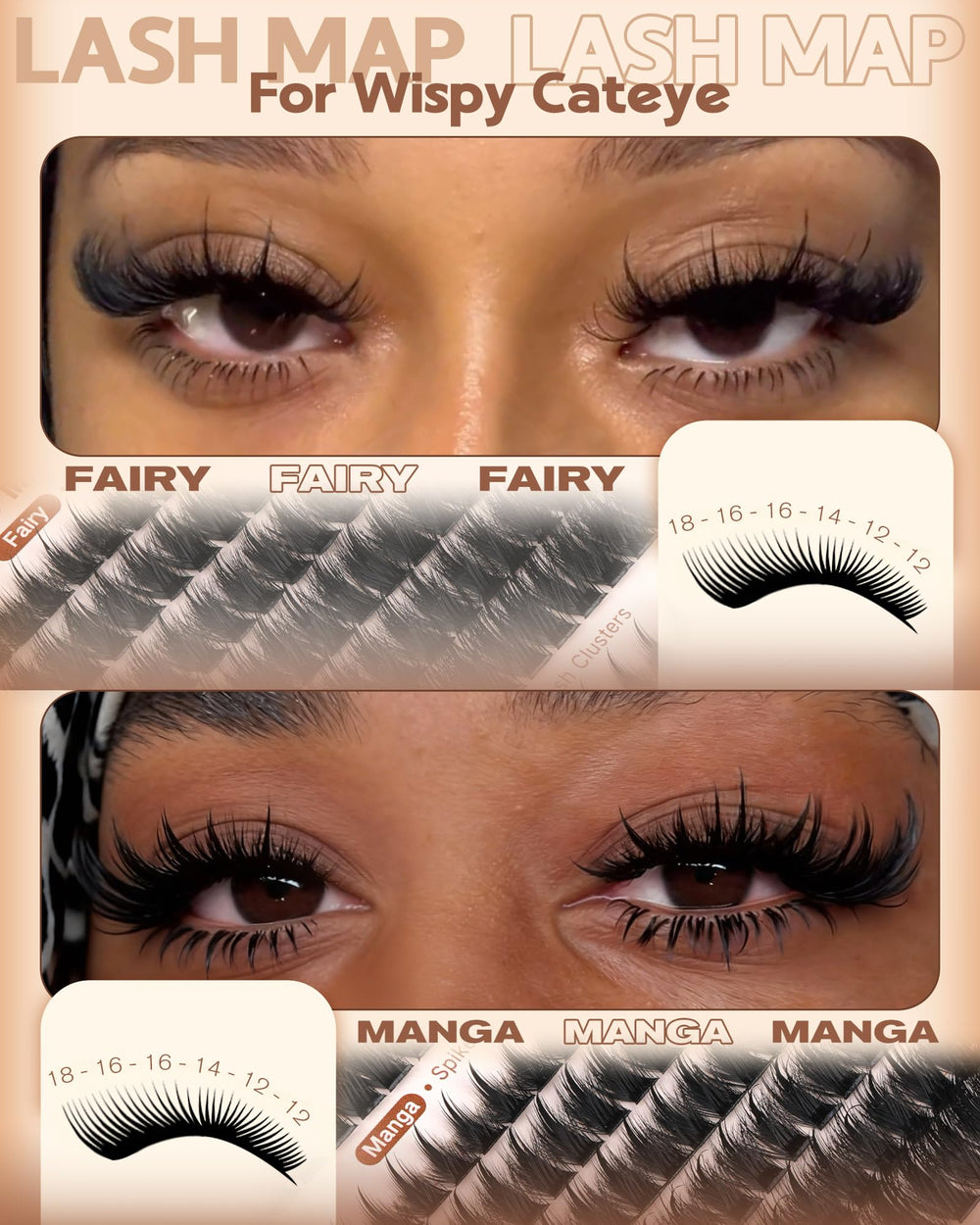 Goddvenus fluffy-density finish enhances eye brightness and shape.