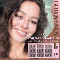 Goddvenus lash clusters 10-16mm range for versatile length customization.