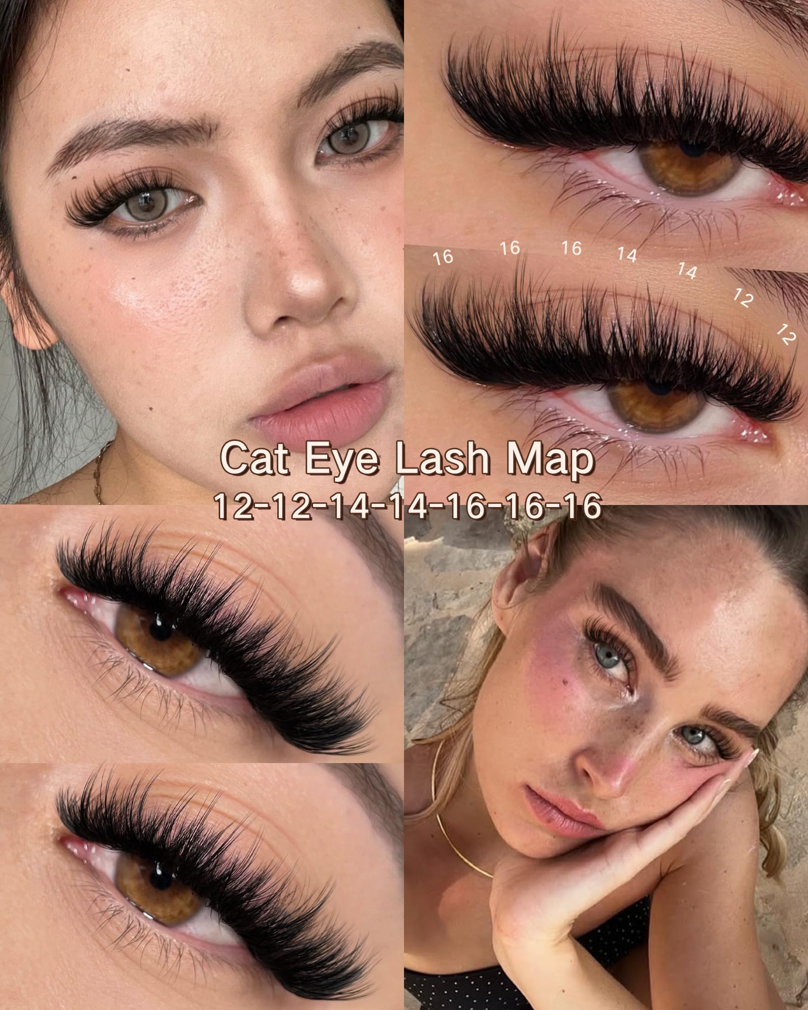 Goddvenus lash clusters 14mm for a soft, natural enhancement