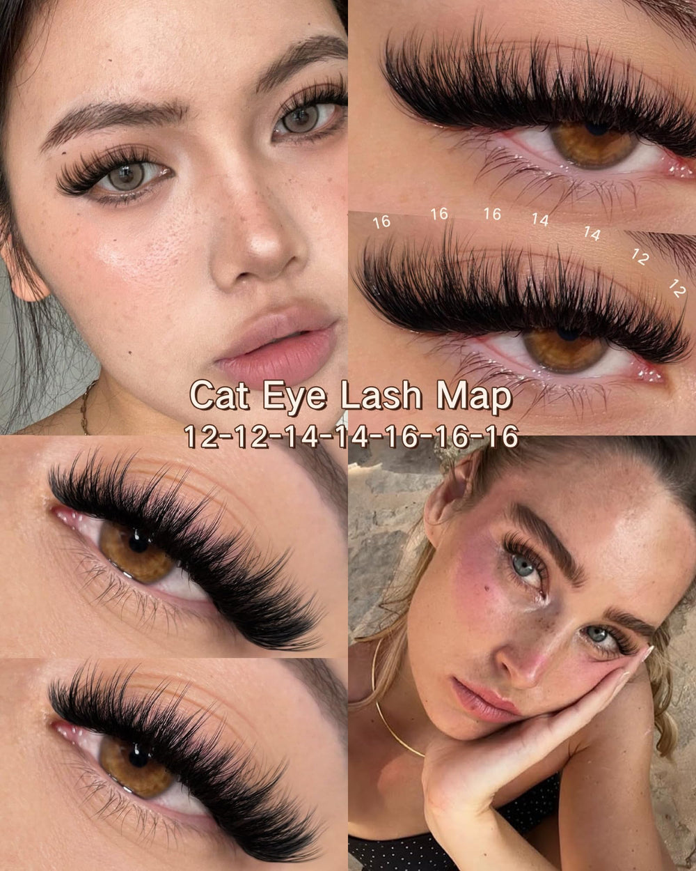 Goddvenus lash clusters 14mm for a soft, natural enhancement