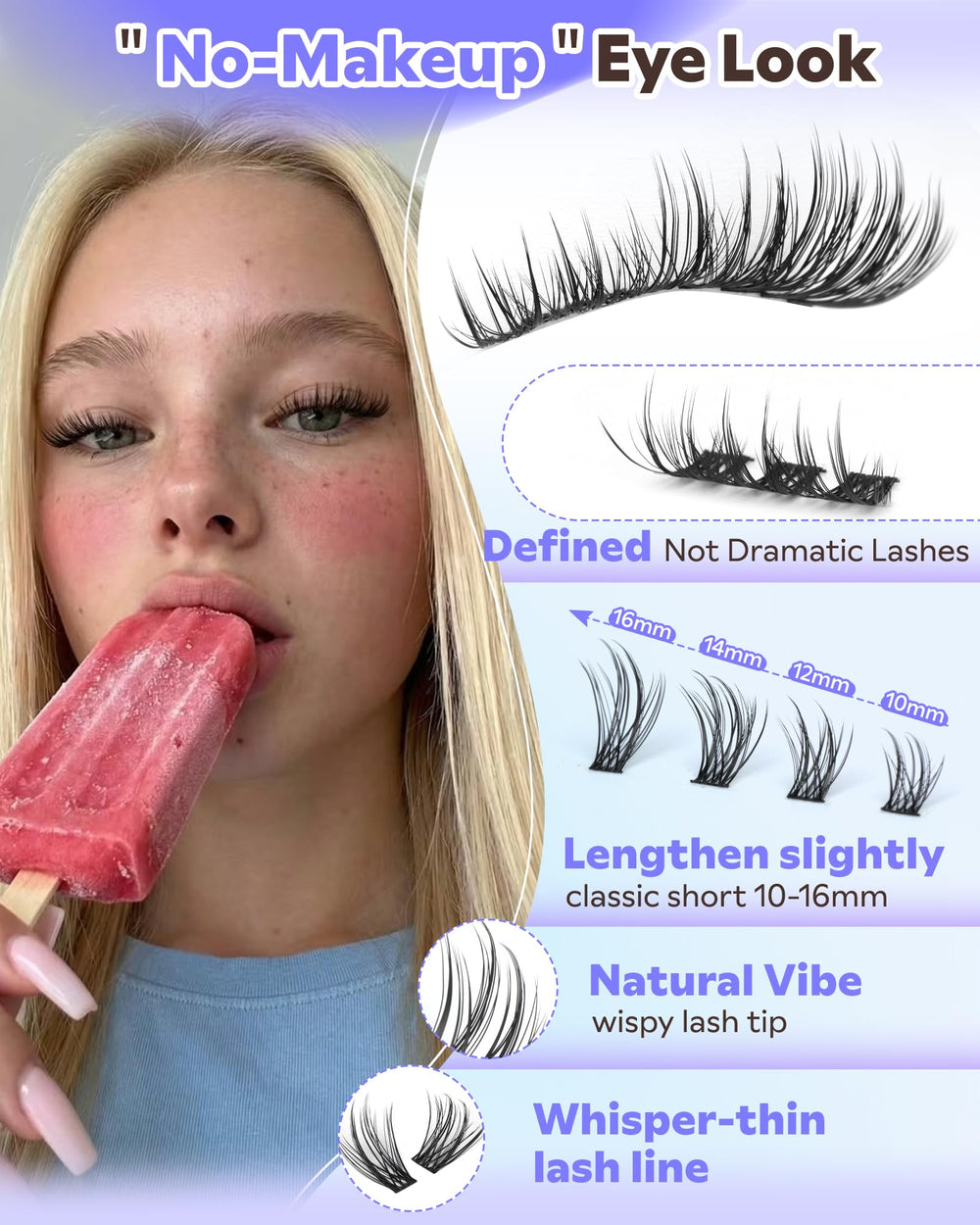 Goddvenus Lash Clusters Application Tweezers guiding precise DIY lash work.