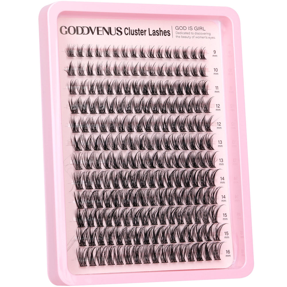 Beginner-friendly application of Goddvenus Lash Clusters