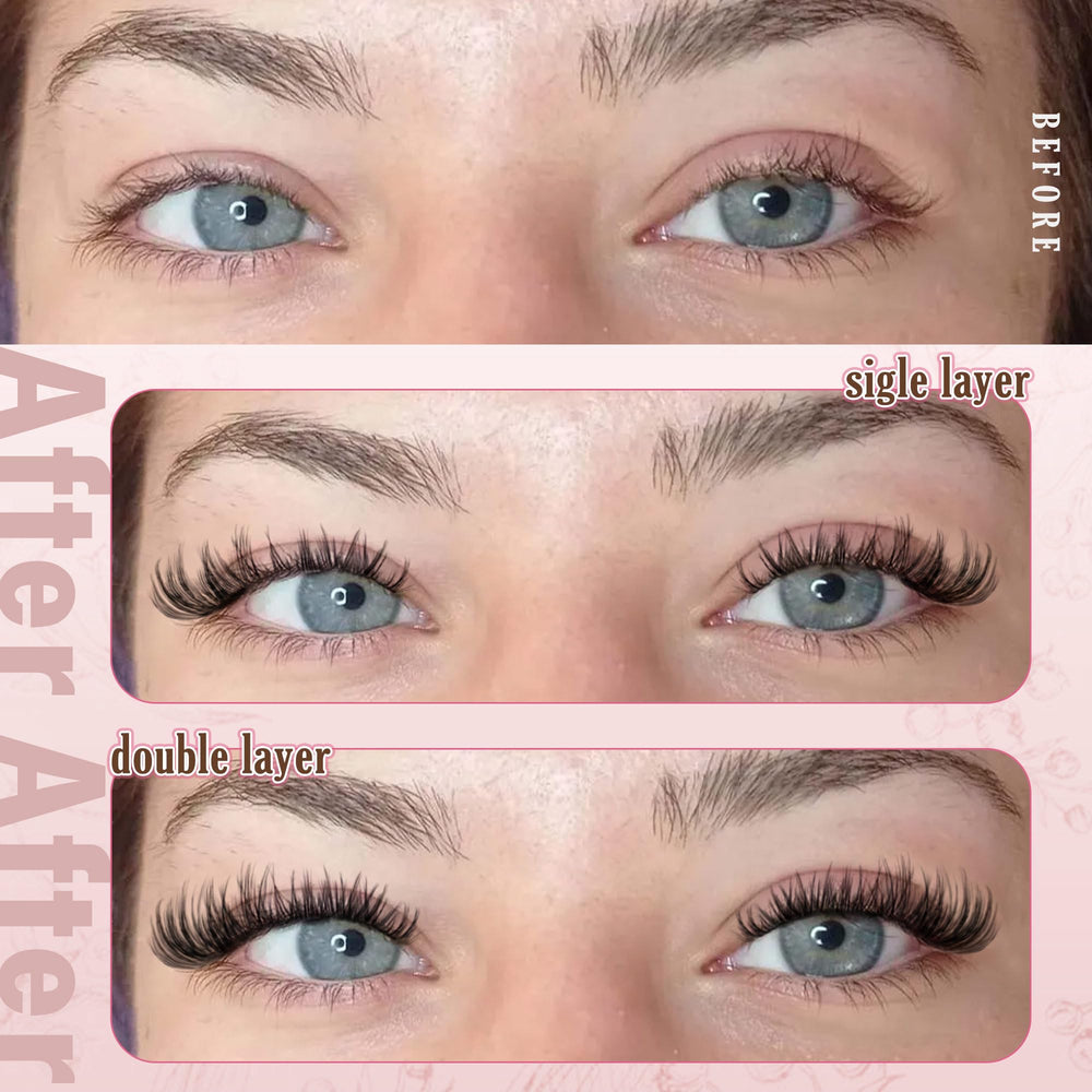 Bulk tray design of Goddvenus Lash Clusters for easy handling
