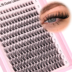 Goddvenus Lash Clusters D-Curl 9-16mm 192pcs pack shows multiple lengths for customization